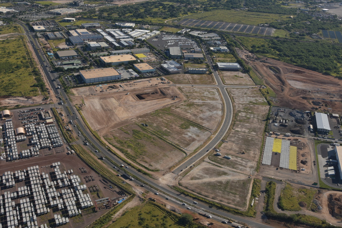 aerial view of plots of land in West Oahu