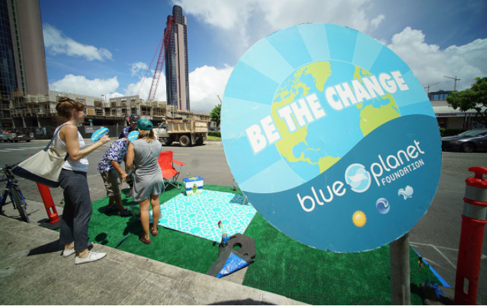 "Be the Change" blue planet foundation